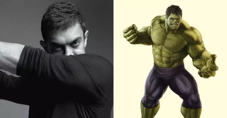7 Foto transformasi Aamir Khan, dulu kerempeng kini mirip Hulk!