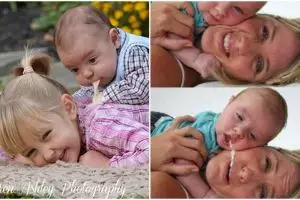 10 Foto keluarga ini kocak akibat bayinya tiba-tiba muntah