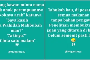 16 Humor ala NU Garis Lucu, lawakan cerdas tetep bisa bikin ngakak