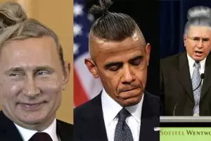 Ini dia penampilan  17 pemimpin dunia, jika bergaya rambut bun  