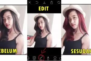 20 Gambar tutorial edit foto via PicArt ini hasilnya menakjubkan