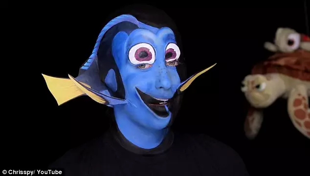 makeup Finding Dory © 2016 brilio.net