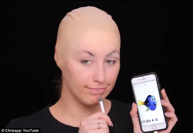 makeup Finding Dory © 2016 brilio.net