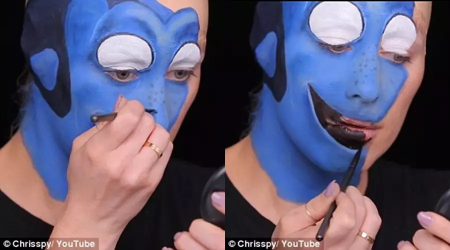 makeup Finding Dory © 2016 brilio.net