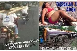 13 Meme 'bunuh diri' ini kocak banget, gagal miris malah bikin ngakak!