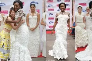 10 Gaun pengantin indah ini ternyata terbuat dari tisu toilet