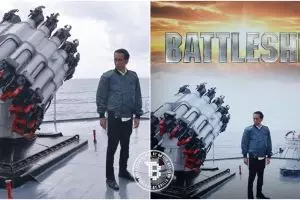 4 Editan foto kunjungan Presiden Jokowi ke Natuna, ala film populer!