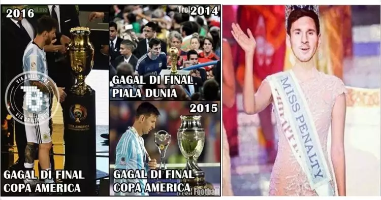 17 Meme kocak ini bukti kalau Messi manusia biasa bukan alien!