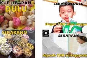 5 Perbedaan lebaran dulu dengan sekarang, benar nggak ya?