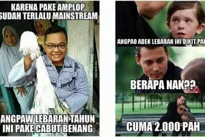 16 Meme 'angpao lebaran' ini bikin ketawa ngakak, dapat banyak nggak?