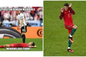 12 Aksi konyol bintang sepak bola Euro 2016 ini bikin kamu ngakak
