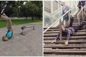 12 Momen saat para skateboarder gagal melakukan trik ini bikin ngilu!