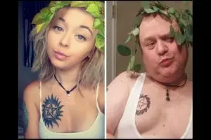 6 Foto kocak ayah ikuti gaya selfie anaknya bikin ngakak! 