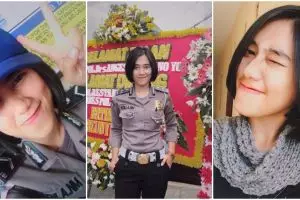 Adilla NM, Polwan yang juga vokalis band ini bikin cowok dag..dig..dug