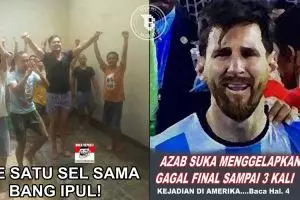 7 Meme kocak 'Messi dipenjara', duh nggak tega deh! 