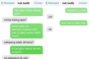 23 Obrolan PDKT sama cowok cuek ini bikin baper deh, jadian nggak ya? 