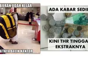 17 Meme 'setelah lebaran' ini nggak cuma sedih, tapi bikin ketawa