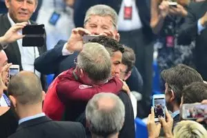 Reaksi CR7 dan Nani diberi selamat Sir Alex Ferguson ini epik banget