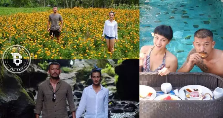 12 Foto romantisnya liburan Rio-Atiqah di Bali, bikin para jomblo iri