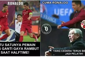 Bukan Messi, 12 meme ini bukti bahwa CR7 titisan alien!