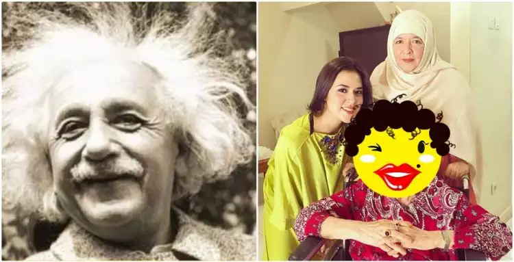 Seorang netizen sebut neneknya Raisa mirip Albert Einstein