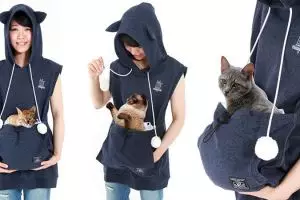 Sekarang ada jaket keren untuk para pecinta kucing lho