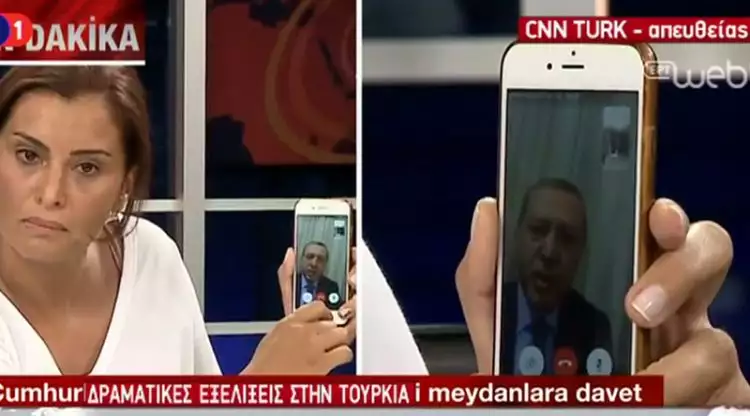 Presiden Erdogan serukan lawan kudeta lewat video call