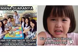 12 Meme kocak hari pertama masuk sekolah ini bakal menghiburmu