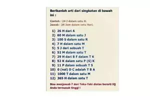 7 Tebak-tebakan ini benar-benar menguji kecerdasan, kamu berani coba?