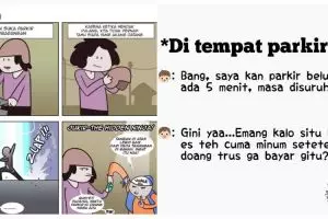 11 Obrolan kocak dengan tukang parkir, pengalaman siapa nih? 