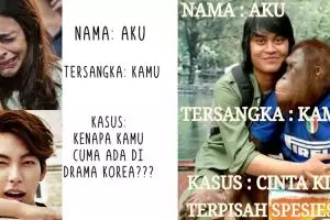 10 Meme 'Aku dan kamu ' ini nggak cuma kocak tapi juga bikin baper! 