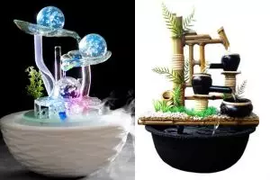 15 Desain air mancur mini dalam rumah, bikin otak makin seger deh!