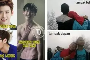 10 Meme 'tampak depan dan belakang' ini bikin kamu cekikikan, gokil!