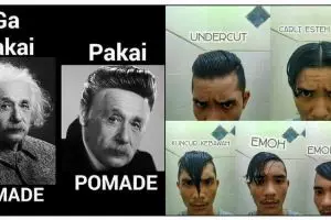 12 Meme 'pomade' ini kocak abis, bikin ngakak yang suka rambut klimis!
