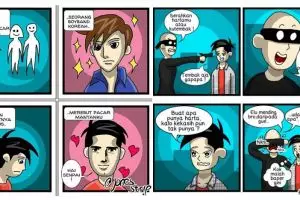 10 Komik strip gambarkan lika-liku jones ini kocak banget dah! 