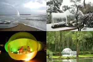 10 Foto kamar dalam gelembung yang keren abis, berasa melayang!