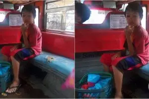 Bocah penjual jagung ini keliling kota demi biayai sekolahnya, top!