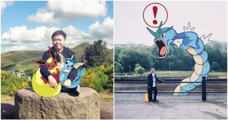 11 Foto editan pria dengan monster Pokemon ini terlihat nyata, keren!