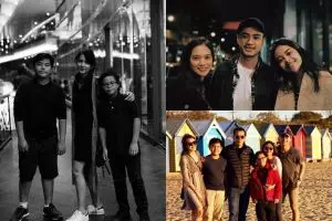 10 Potret kedekatan Gista Putri dengan anak tirinya, bak sahabat deh