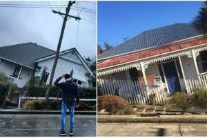 Bangunan rumah ini bikin bingung, kamu bisa tahu posisi sebenarnya?