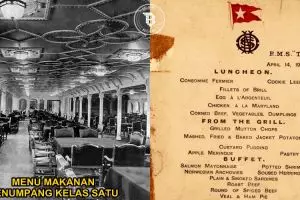 Ternyata ini menu makanan penumpang Titanic, tiap kelas beda lho!