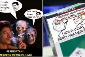 14 Meme 'larangan merokok' ini bukannya bikin waswas malah kocak abis!