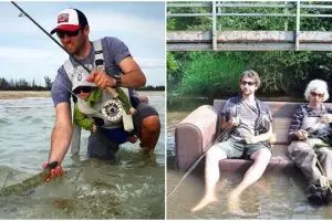 15 Pemancing ini totalitas banget deh, salut deh! 