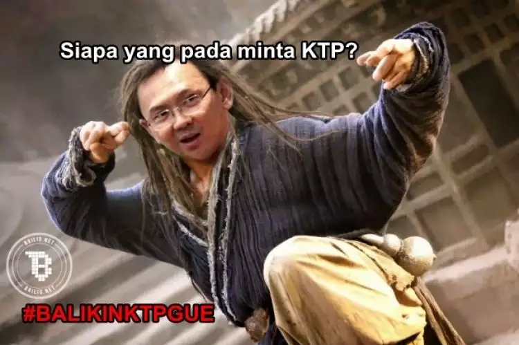 9 Meme 'balikin KTP gue' ini sindir Ahok yang maju via partai politik!