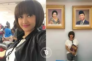 Meski sakit, ini 10 potret perjuangan Julia Perez tetap rajin kuliah