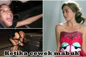 15 Kelakuan memalukan yang dilakukan cewek ketika mabuk