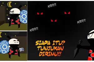 18 Kartun kisah maling sandal ajaib ini keren & kocak abis