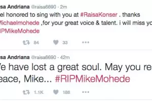 Pesan Mike Mohede ini sangat menyentuh: I will succeed I will not die