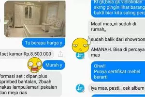 13 Percakapan lucu pembeli kerjai penipu jualan online shop, kena deh!