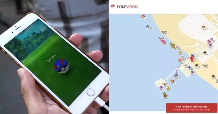 PokeVision, aplikasi wajib buat kamu yang ingin nangkep Pokemon langka